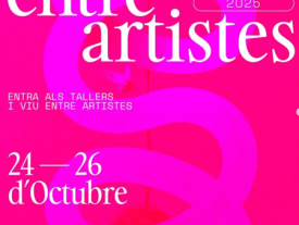 Poster for the Art Festival 'Among Artists' 2025