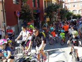 People on bikes
