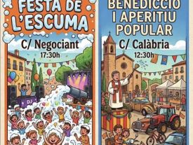 Cartell Sant Cristòfol al barri de Dalt 2026