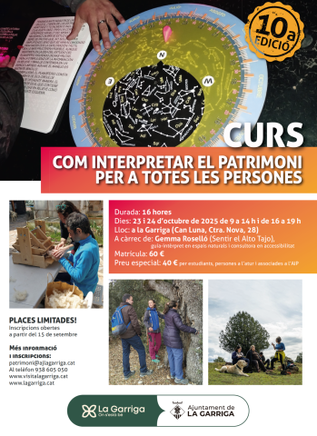 Cartell curs interpretació del Patrimoni