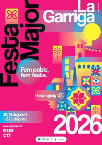 Cartell de la Festa Major de la Garriga 2026