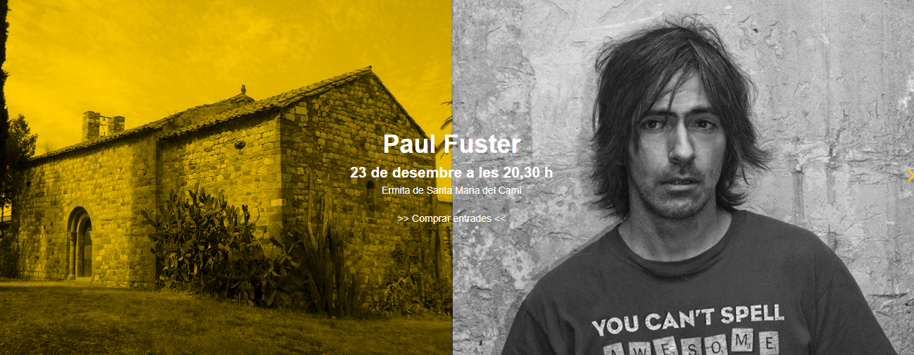 Paul Fuster i fotografia de Santa Maria del Camí