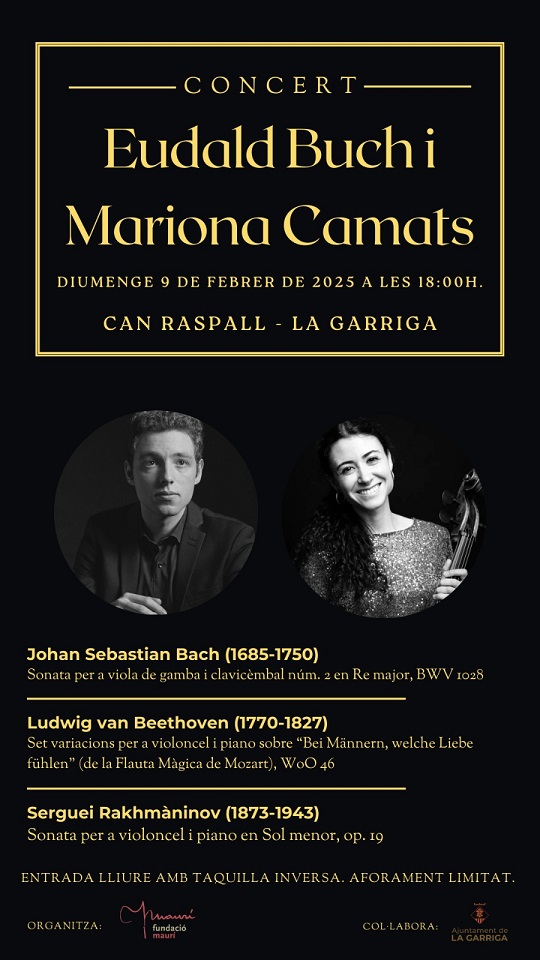 Concert Eudald Buch i Mariona Camats