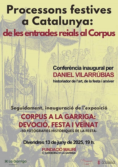 Conferència Processons festives a Catalunya