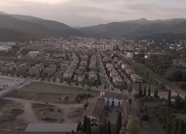 Vista aèrea de la Garriga