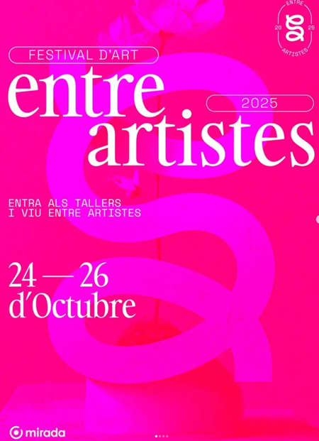 Poster for the Art Festival 'Among Artists' 2025