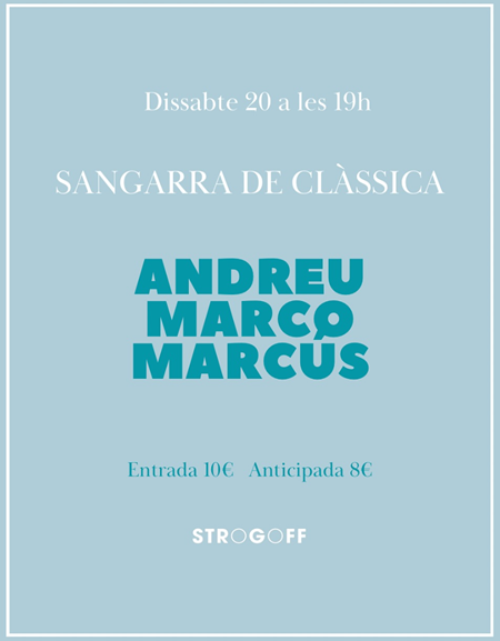 SANGARRA DE CLÀSSICA a Strogoff: Andreu Marco Marcús