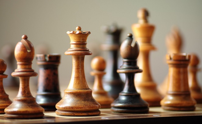Poster "1st meeting of the chess group"