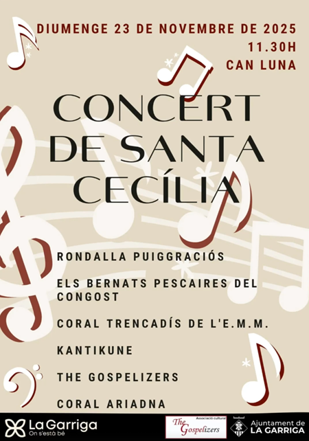 Cartell del Concert de Santa Cecília 2025