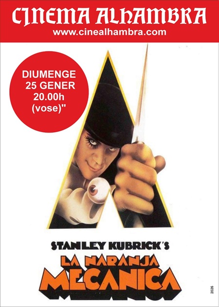 Cartel "La naranja mecánica"