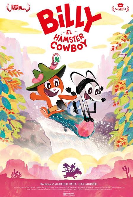 Cartell 'Billy, el hàmster cowboy'