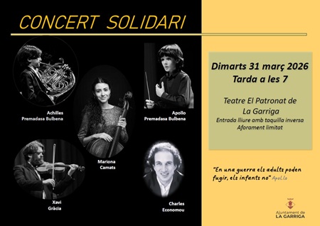 Cartell concert solidari