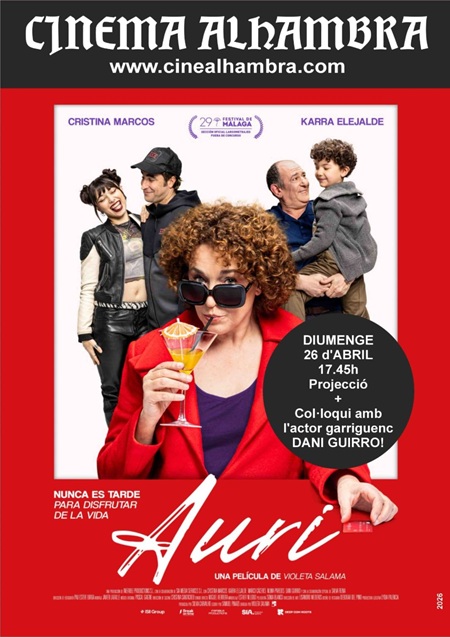 'Auri' poster and discussion with La Garriga actor Dani Guirro