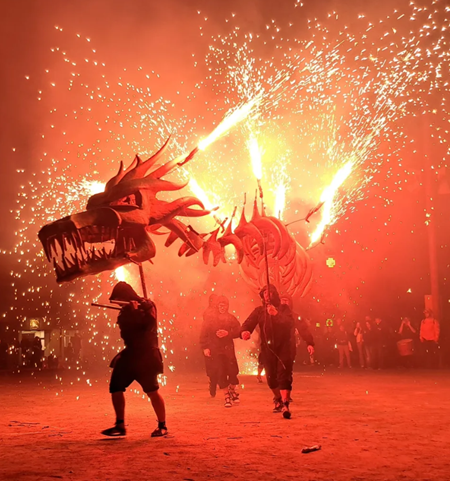 Imatge del correfoc del Front Diabòlic