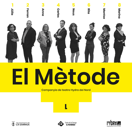 Cartell de 'El mètodes' de la Cia. Hydra del Nord