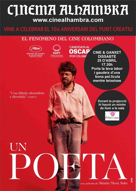Poster 'Un poeta', cinema & crochet