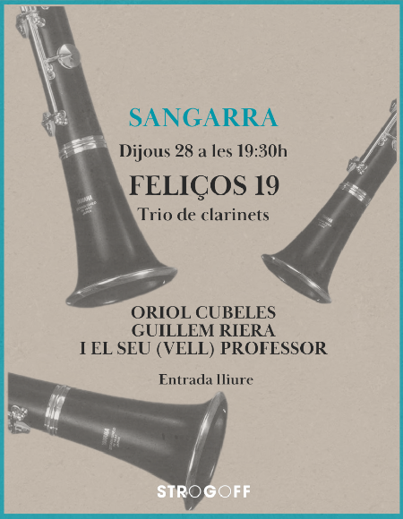 Sangarra 'Feliços 19' poster