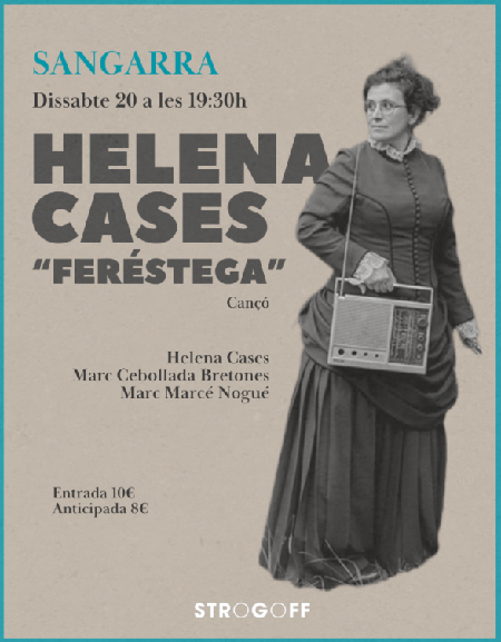Affiche de Sangarra avec Helena Cases
