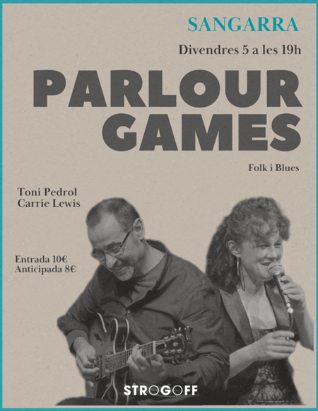Affiche de Sangarra avec Parlour Games