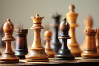 Poster "1st meeting of the chess group"