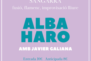 Poster Sangarra Alba Haro with Javier Galiana