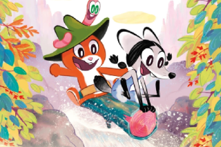 Affiche « Billy, le hamster cowboy »