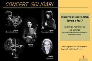 Cartell concert solidari