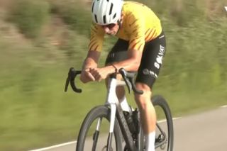 Ciclista durant el Memorial Isidre Pou