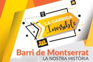 Cartell 'La Garriga invisible: Barri de Montserrat'