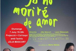 Poster 'Yo no moriré de amor'