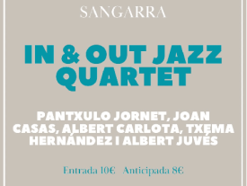 Cartell SANGARRA DE JAZZ a Strogoff: In & Out Jazz Quartet