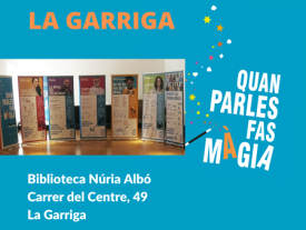 Cartel INAUGURACIÓN EXPOSICIÓN: 'Cuando hablas haces magia'