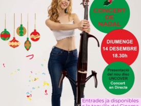 Poster of the live concert by Núria Conangla