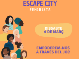 Cartell joc de pistes feminista