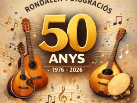 Cartell 50è aniversari de la Rondalla del Puiggraciós