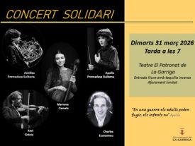 Cartell concert solidari