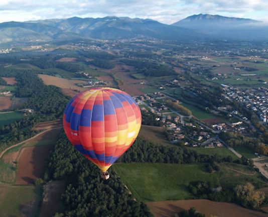 Vue aérienne du terrain de golf