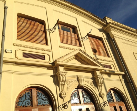 Façana del Teatre de la Garriga - El Patronat