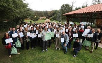 Imatge de grup, lliurament distintiu Biosphere