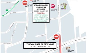 Mapa amb indicacions