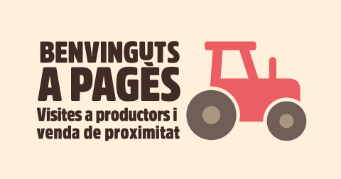 benvinguts a Pagès, imatge de tractor
