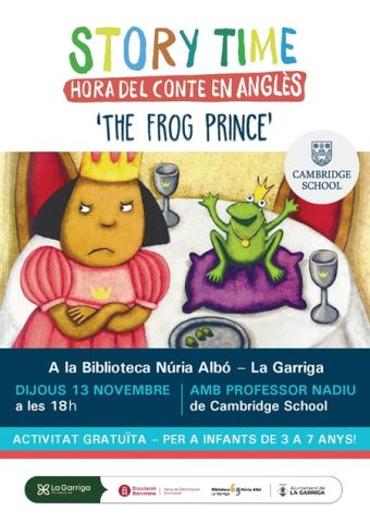 Cartell de 'The frog prince'