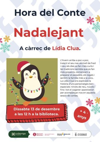 Cartell hora del conte, desembre