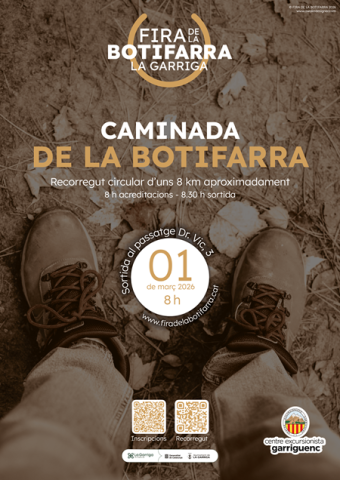 Cartell caminada de la botifarra 2026