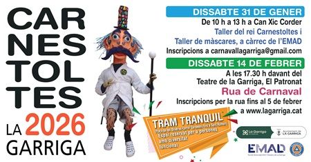 Cartell actes Carnaval 2026