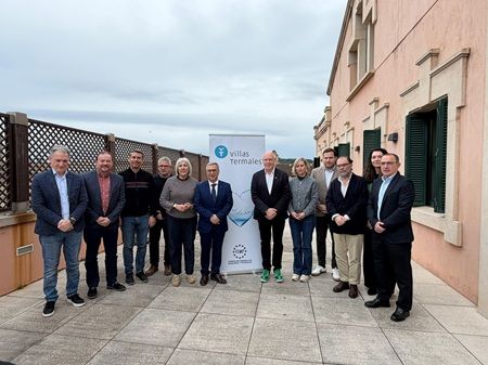 Imatge de la trobada de la Red de Villas Termales