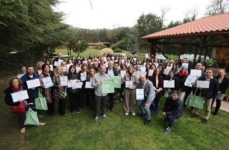 Imatge de grup, lliurament distintiu Biosphere