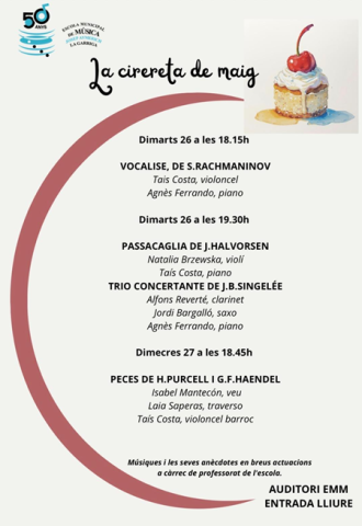 Programa La cirereta de maig