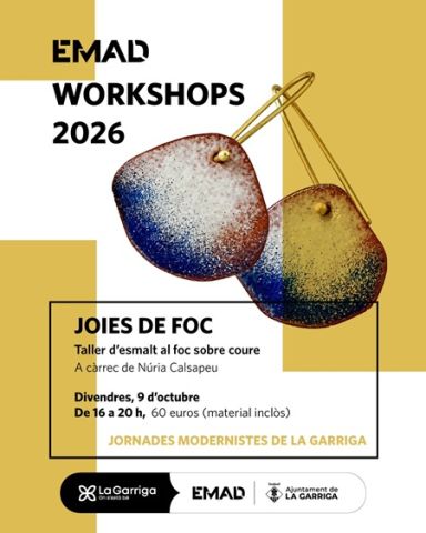 Cartell taller Joies de foc
